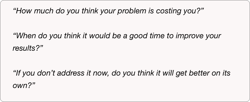 cold calling tips - create urgency