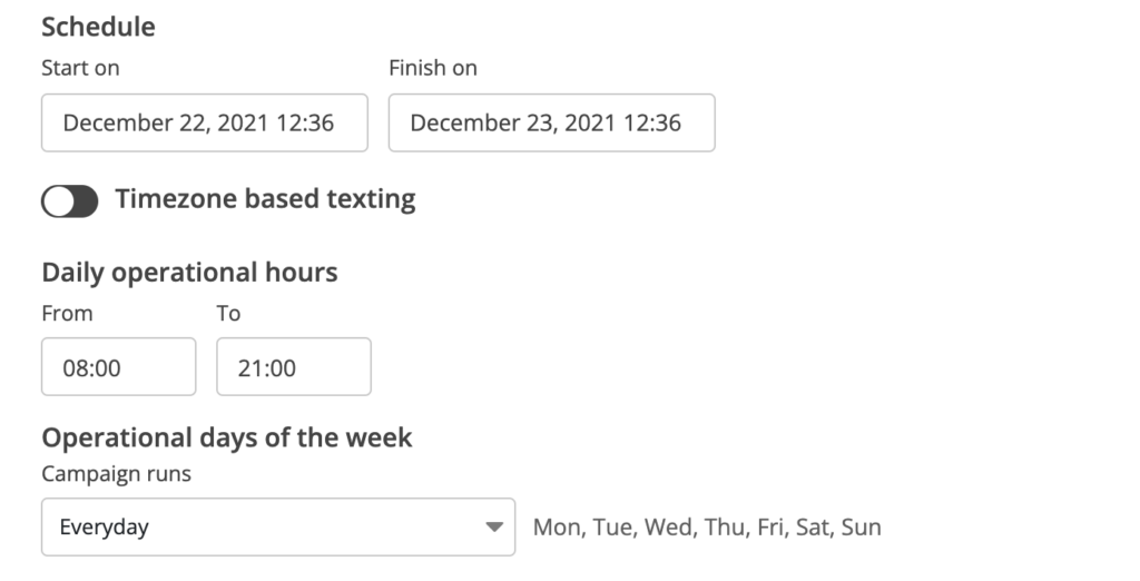 text message to invite people to church schedule