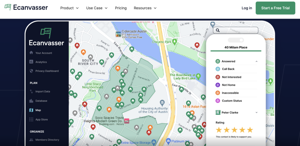 political campaign tools - ecanvasser