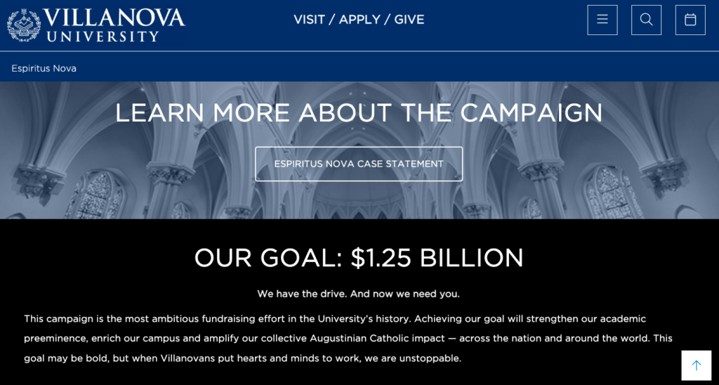 capital_campaign_villanova_university